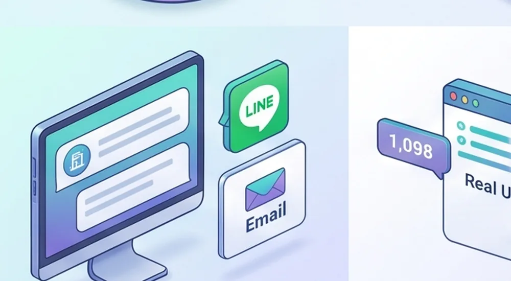 同一則訊息走 LINE 與 Email 兩個管道